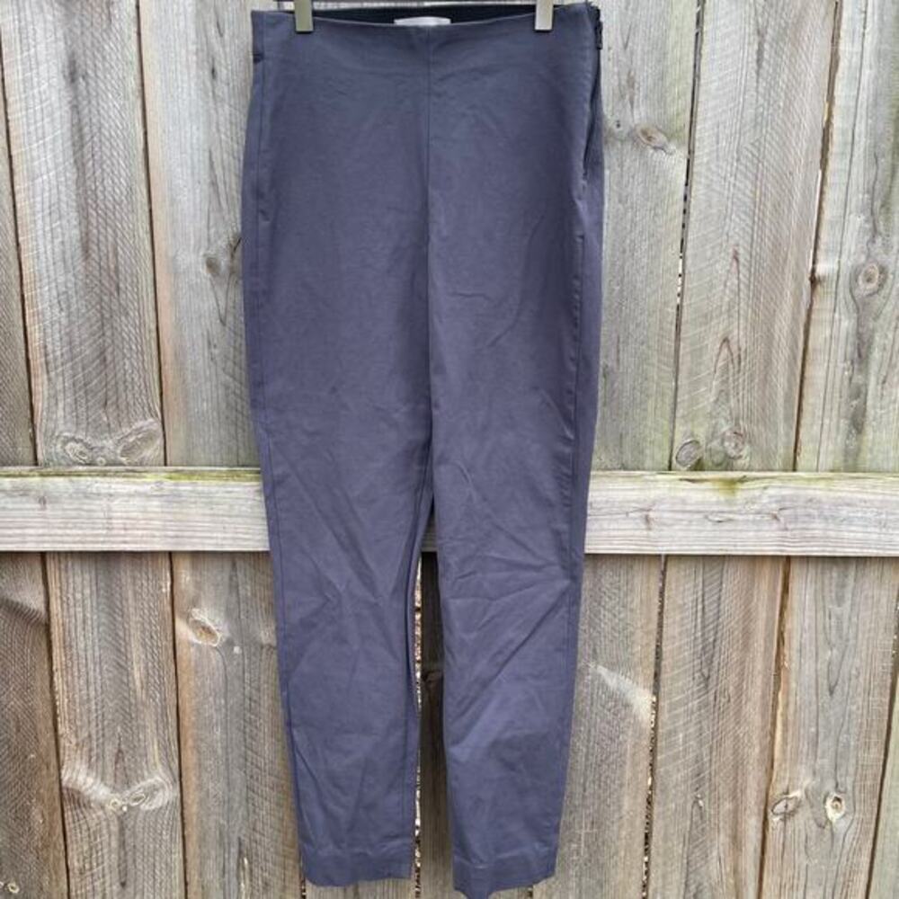 Everlane The Side-Zip Stretch Cotton Pant Womens Skinny Ankle Pants Gray Size 2